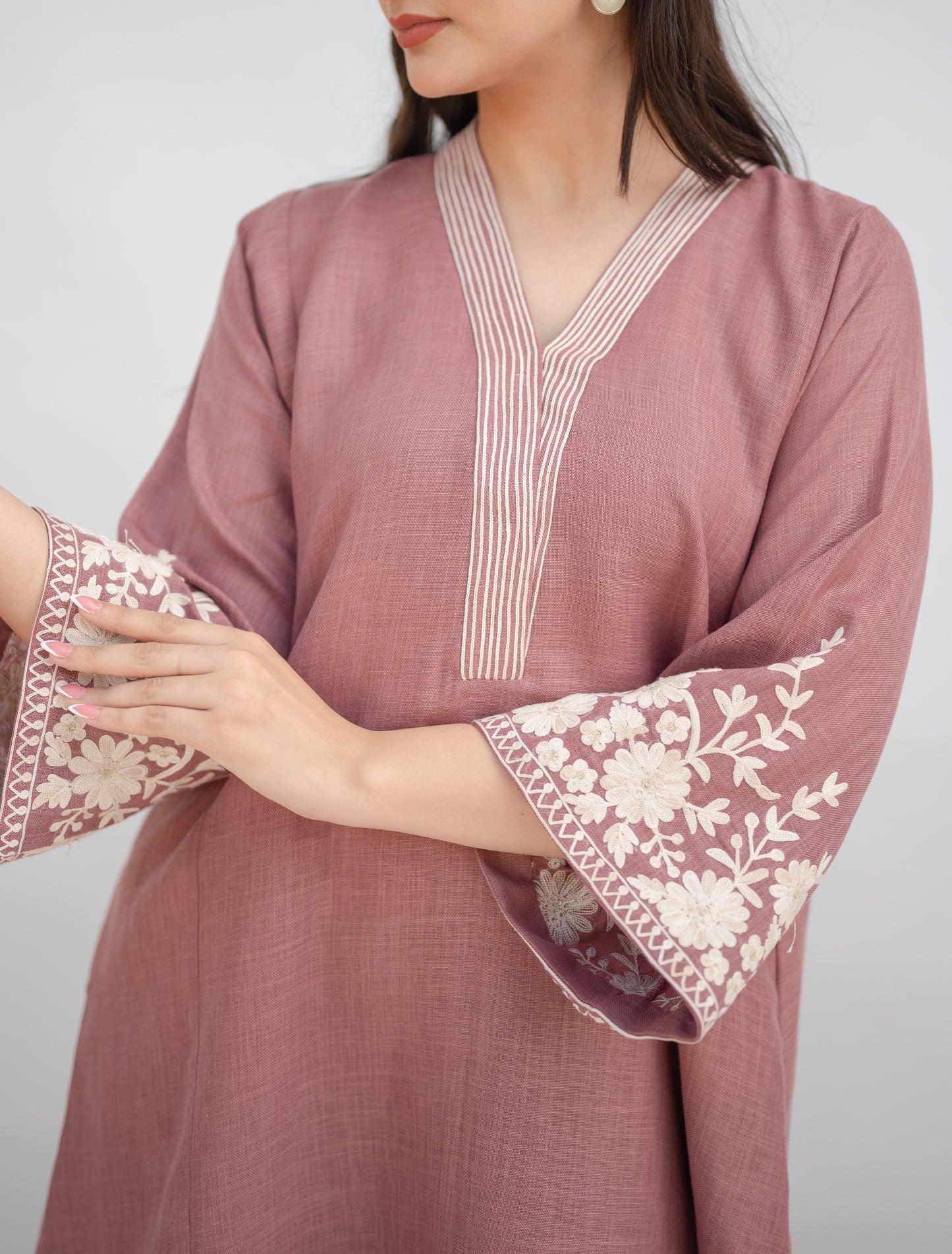 Turkish Rose Pink Linen Co-ord Set