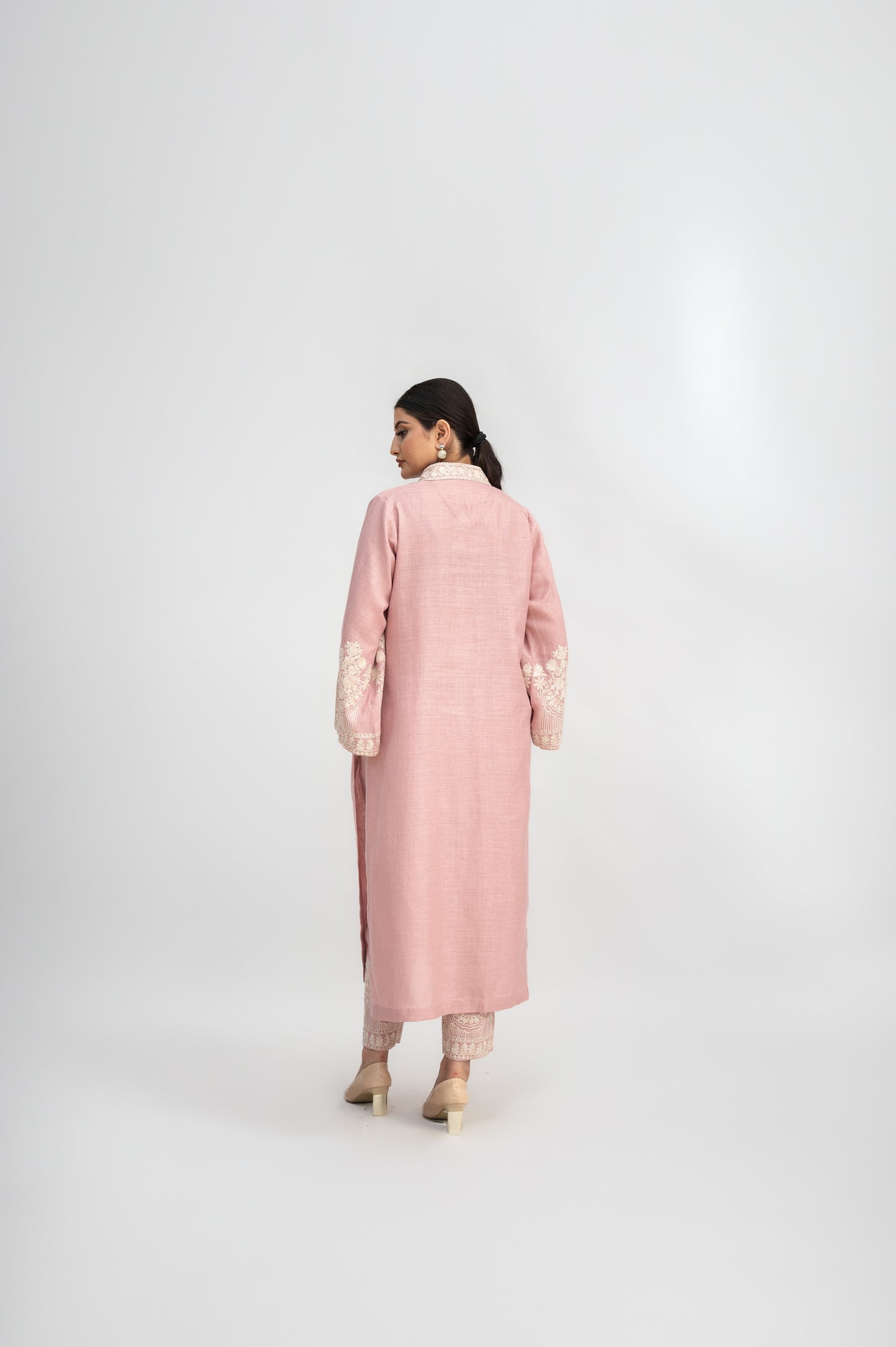 Powder Pink Linen Co-ord Set