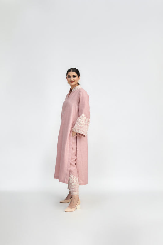 Powder Pink Linen Co-ord Set