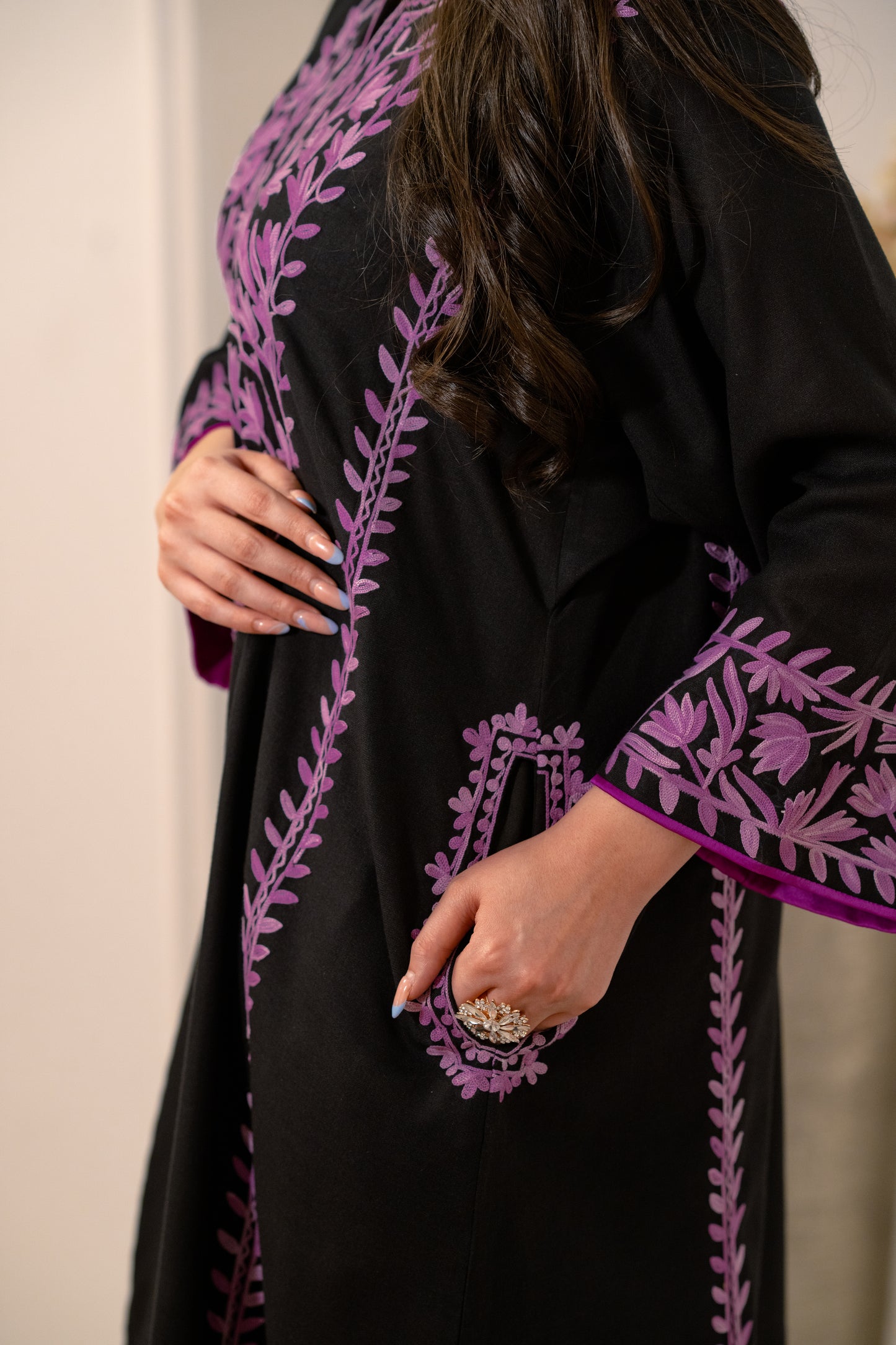 Black Purple cotton set