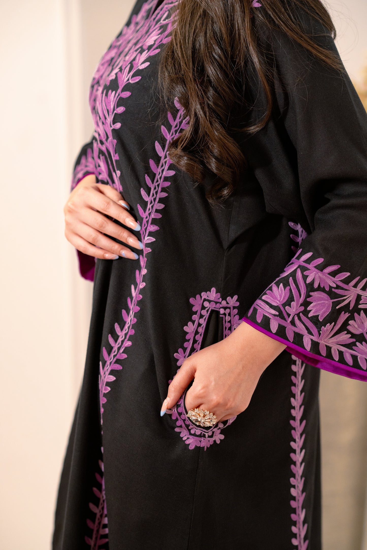 Black Purple cotton set