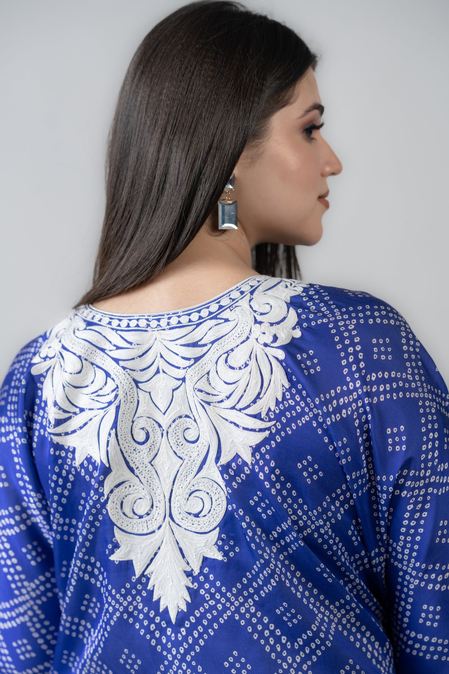Blue kaftan set