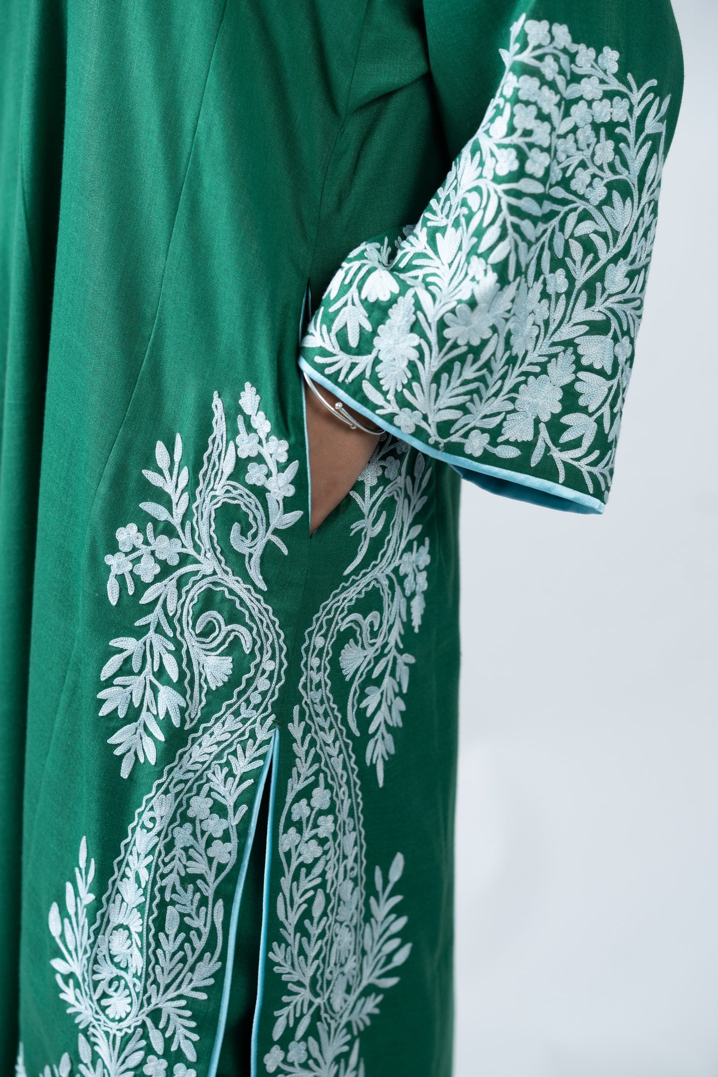 Dark green cotton set