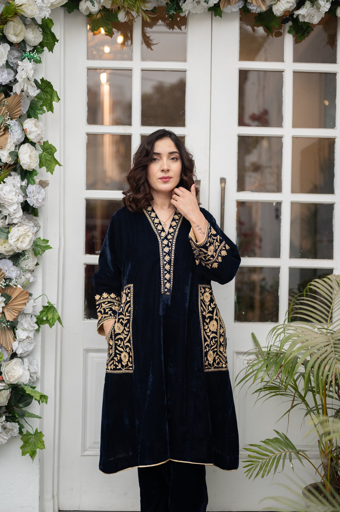 Black Velvet Pocket Set