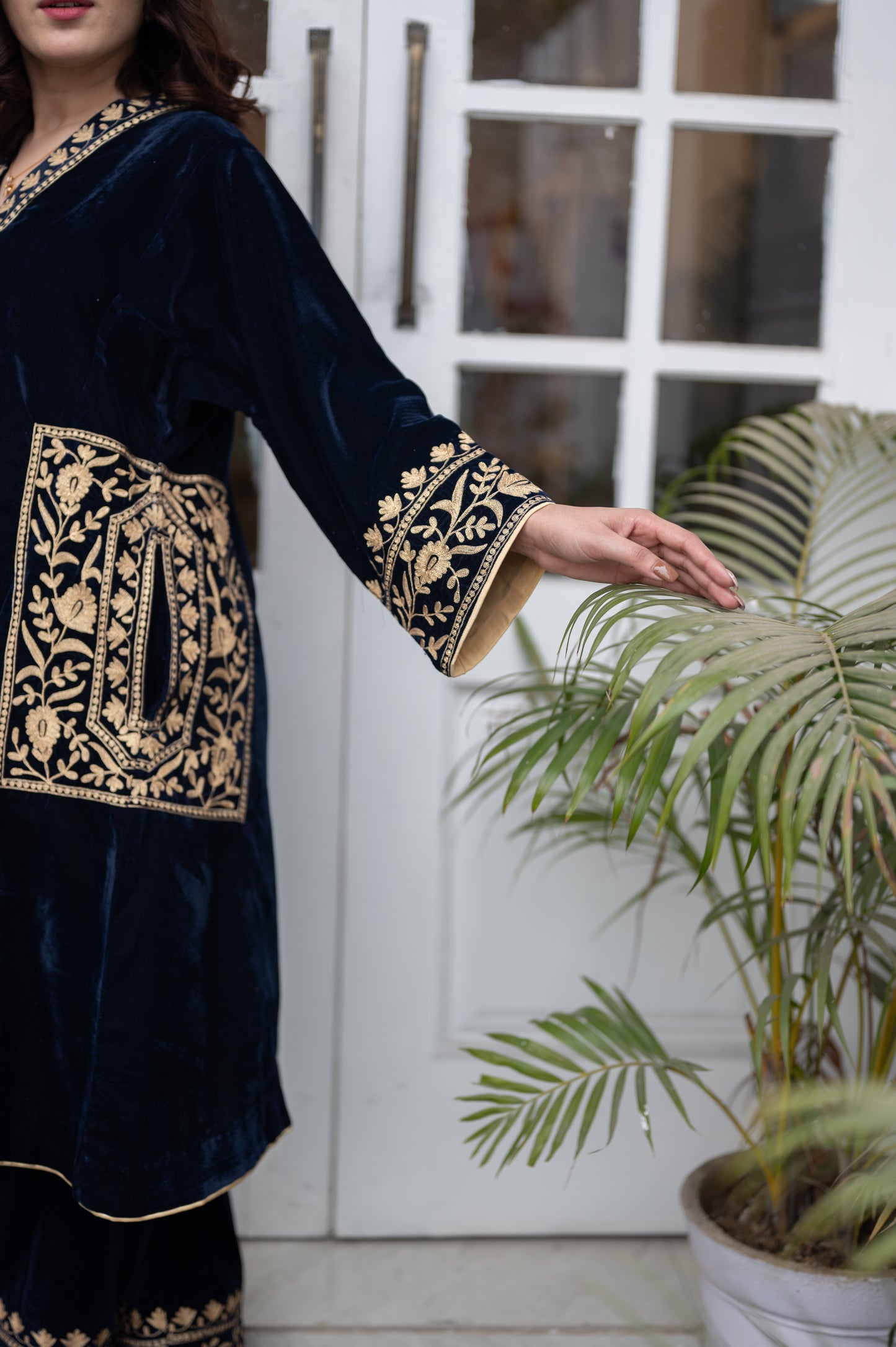 Black Velvet Pocket Set