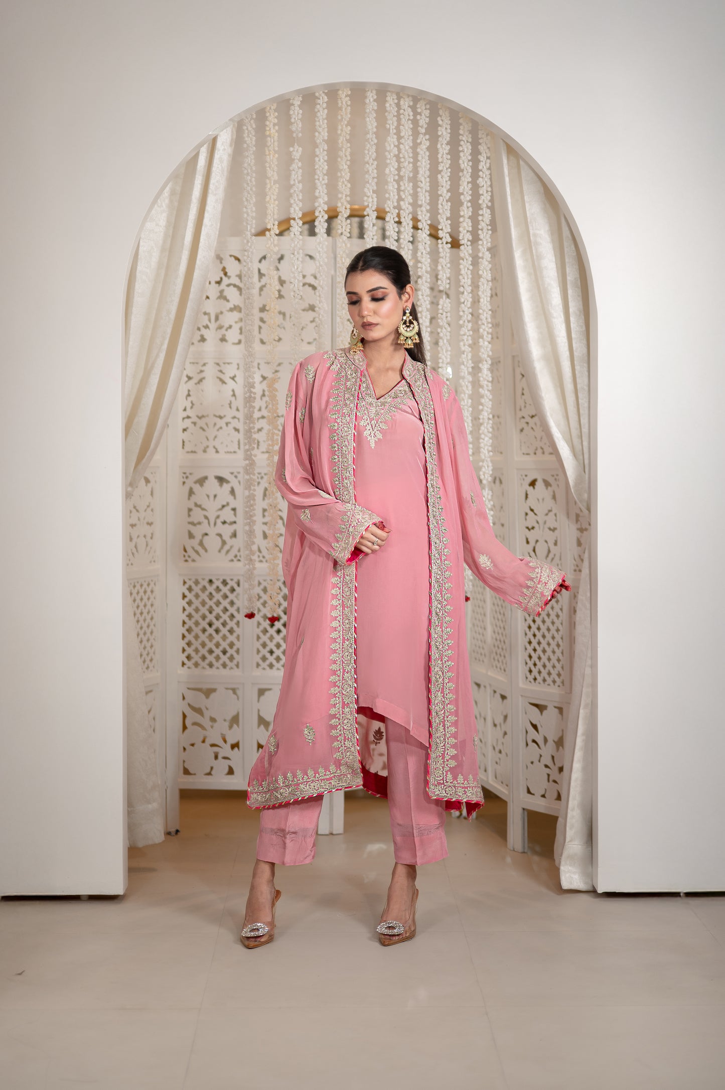 Light Pink Jacket Set