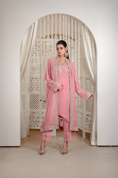 Light Pink Jacket Set