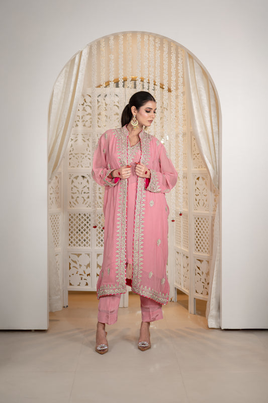 Light Pink Jacket Set