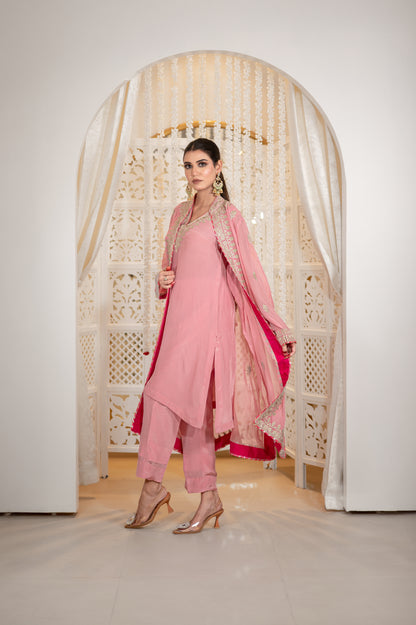 Light Pink Jacket Set