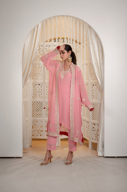 Light Pink Jacket Set