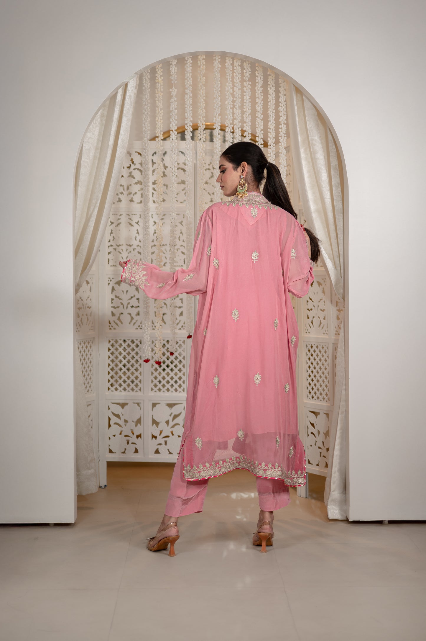 Light Pink Jacket Set