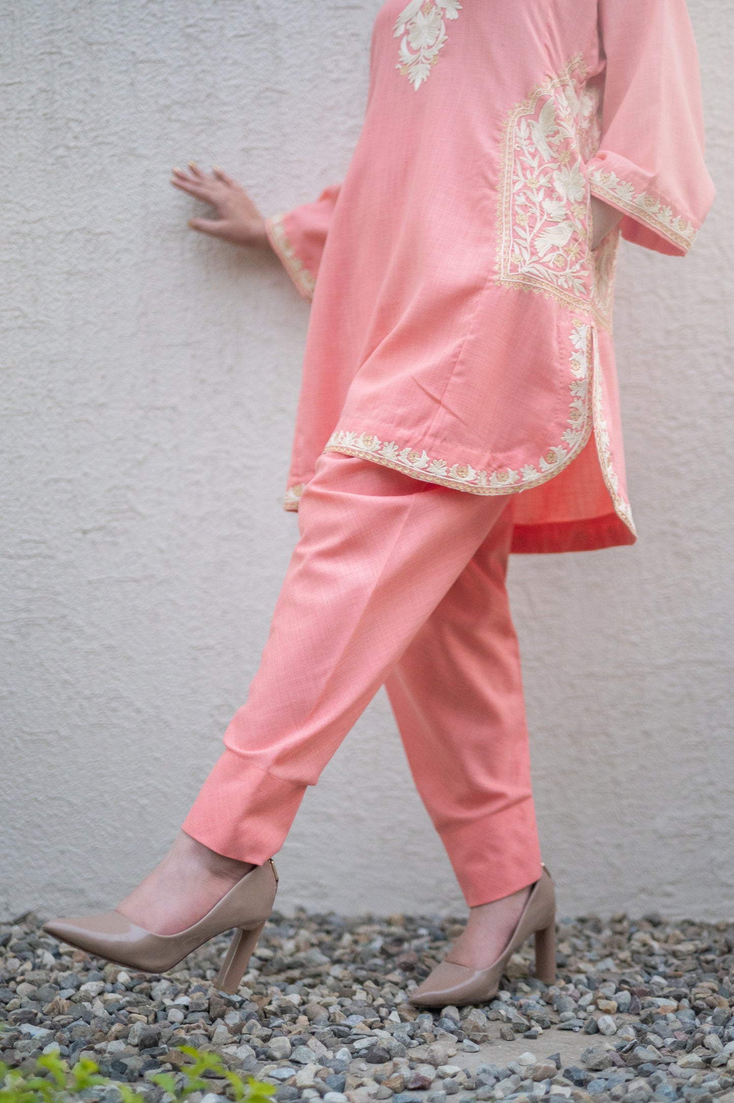 Peach Cotton Co-ord Set