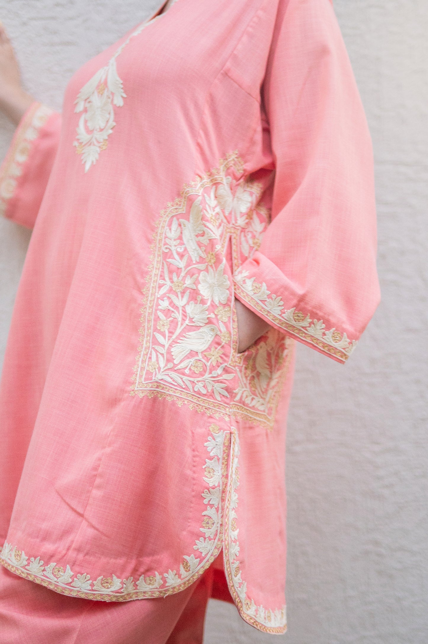 Peach Cotton Co-ord Set