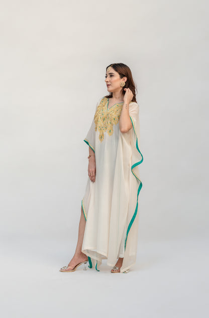 Off white Georgette Kaftan