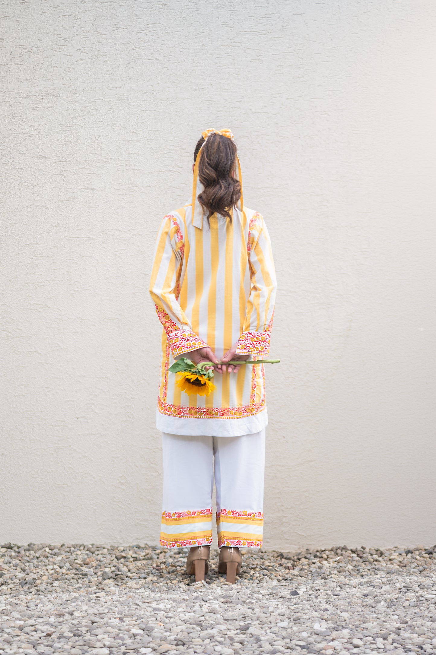 Yellow Stripes Co-ord Set