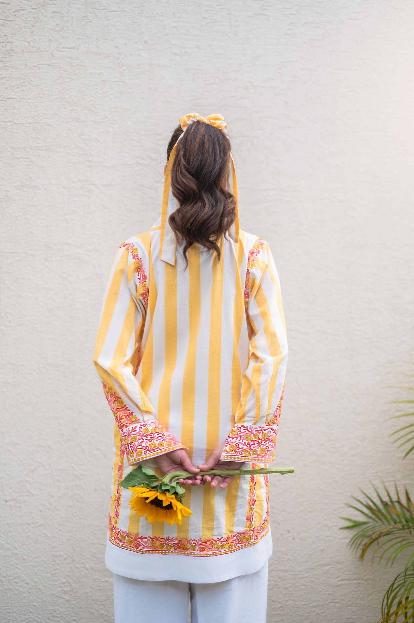 Yellow Stripes Co-ord Set
