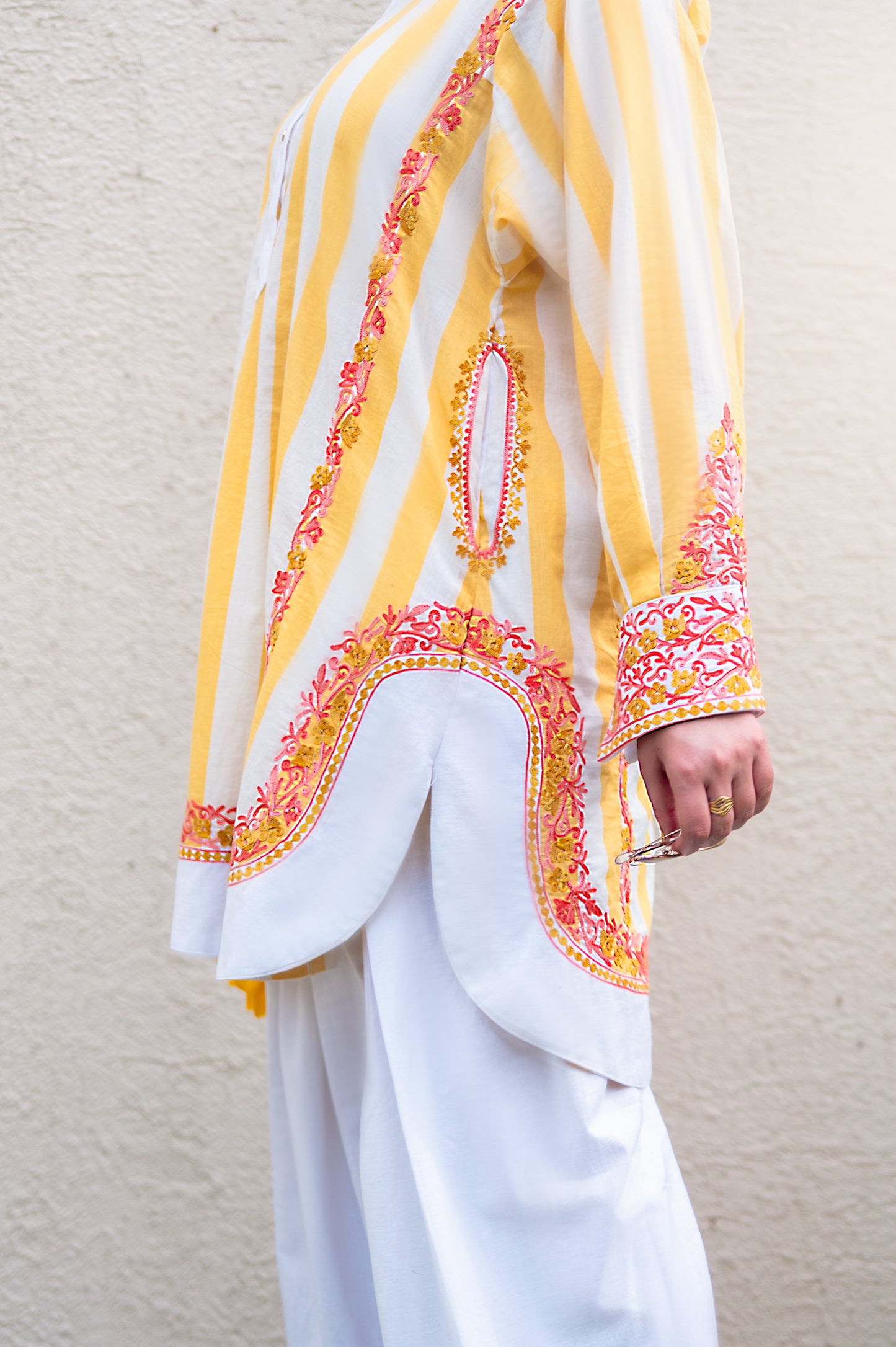 Yellow Stripes Co-ord Set