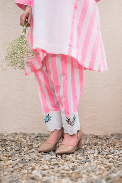 Pink Stripes Co-ord Set