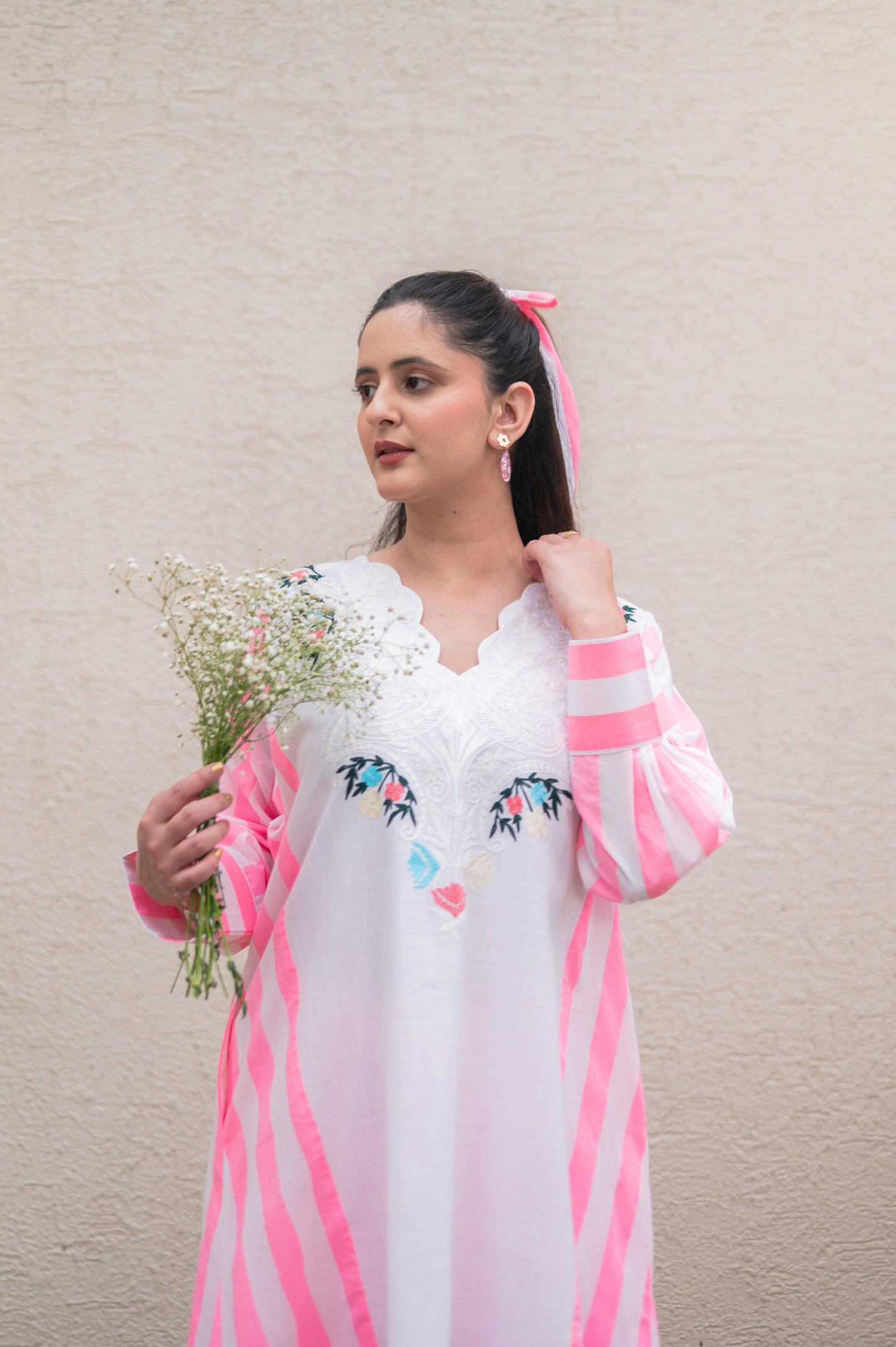 Pink Stripes Co-ord Set