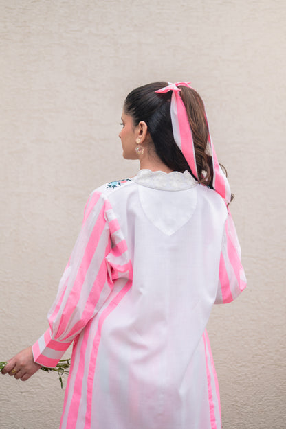 Pink Stripes Co-ord Set