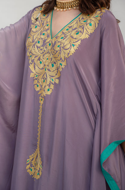 Light Purple Crepe Kaftan