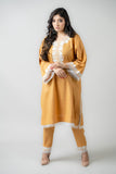 Yellow cotton suit
