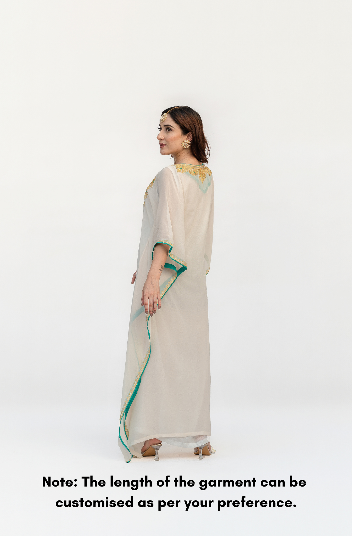 Off white Georgette Kaftan