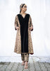 Black Velvet Kali Panel Phiran Set