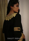 Black Crepe Tilla Phiran Suit II