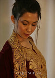Maroon Tilla Phiran Suit