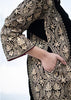 Black Velvet Kali Panel Phiran Set