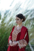 Red Velvet Aari Suit