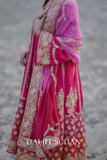 Magenta Tilla Anarkali