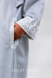 Sheer Bliss Blue Phiran and Pant